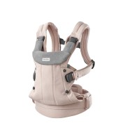 Little Pea BabyBjorn Μάρσιπος Harmony Light Pink Woven Melange_bib